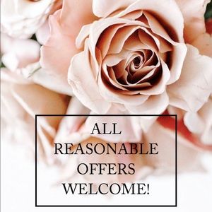 All reasonable offers welcome!